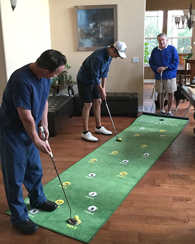 Three generations of golfers enjoy American Putting Classic Golf Game